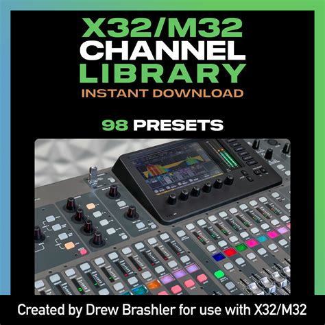 midas m32 preset library download|X/M32 V2 Presets .